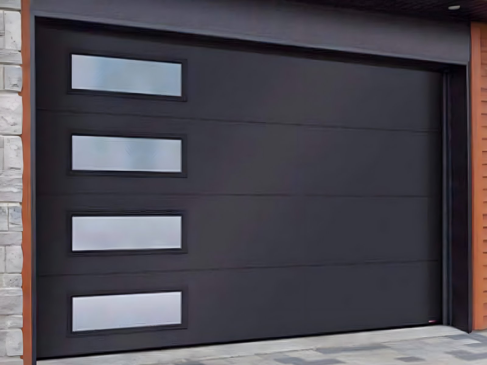 Double garage door installation