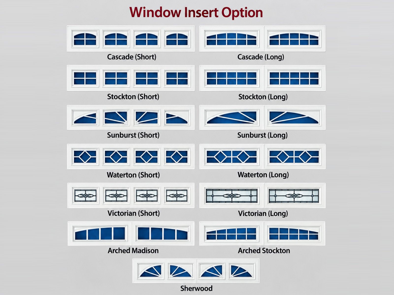 Window insert option